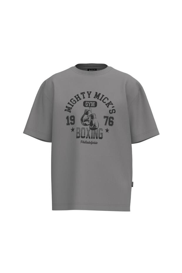 Oversize Shout Mighty Mick's 1976 Boxing Unisex T-Shirt