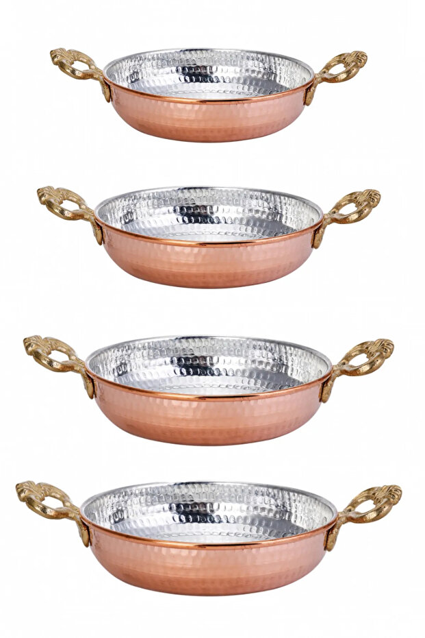 Copper Pan Set of 4 / 16-18-20-22 - 1.6kg Net Weight