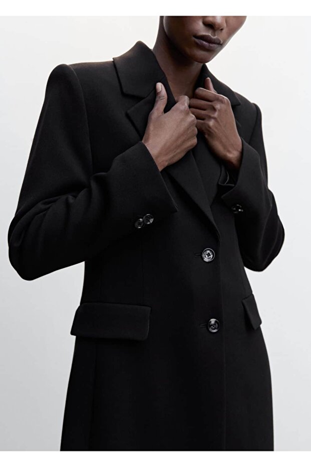 Fitted Double Breasted Cut Coat - 8