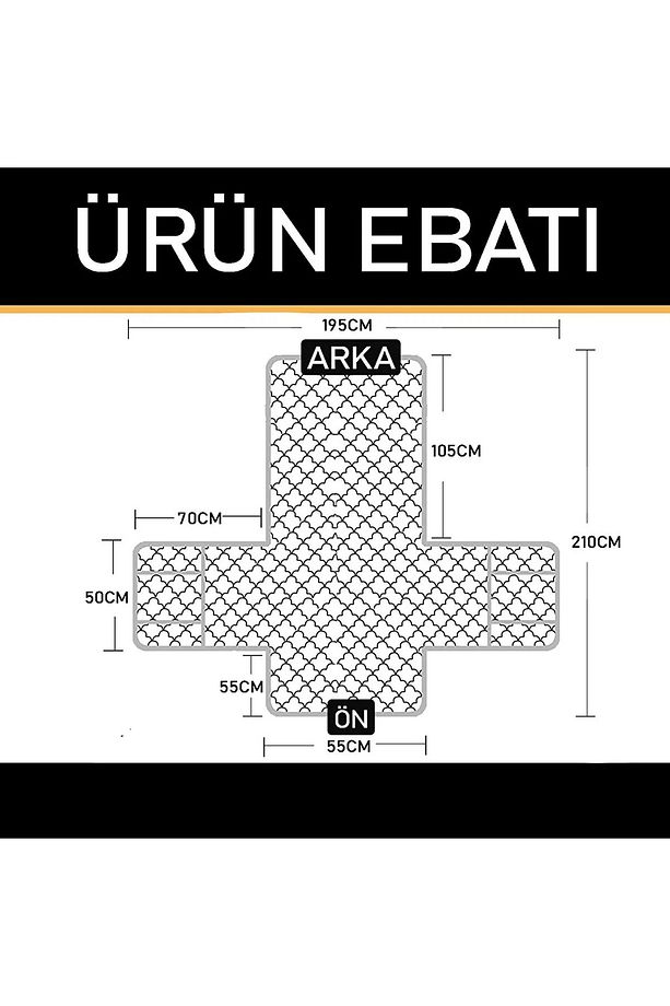 Sıvı Su Geçirmez Berjer Koltuk Örtüsü Tek Kişilik Koltuk Şalı Iki Tarafı Kullanabilir (tekli) - 5