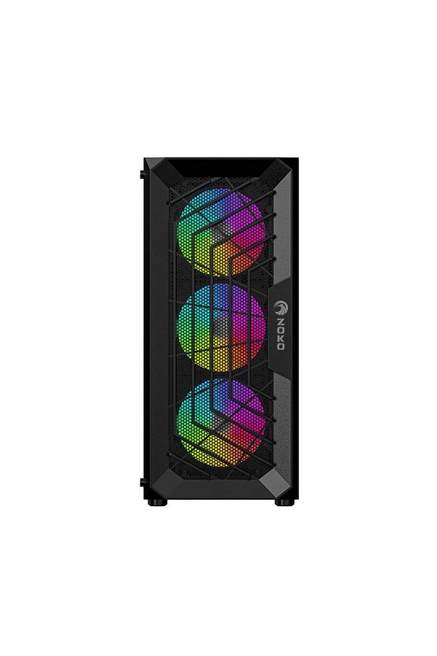 Chiko 4x12 CM ARGB Fan Mesh Panel Temper Camlı Gaming Kasa - 3