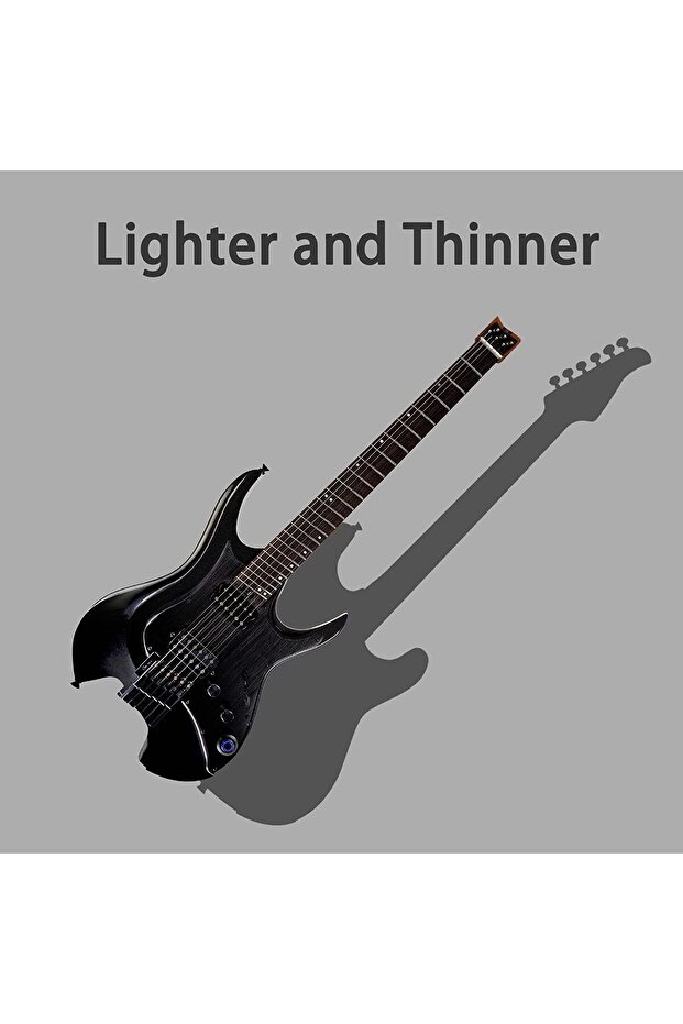W800PBK Headless Multiscale Smart Gitar - 7