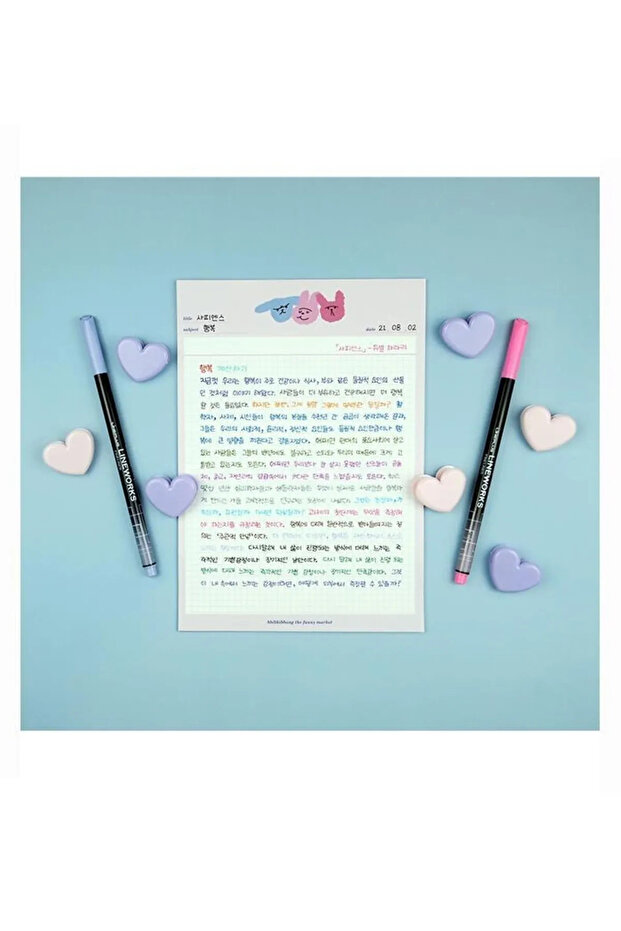 Lineworks Fineliner Pastel Renkler - 3