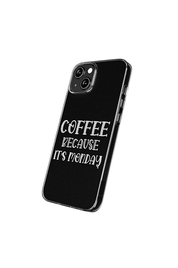 iPhone 13 Compatible Patterned Transparent Shock Absorbing Durable Case - 2