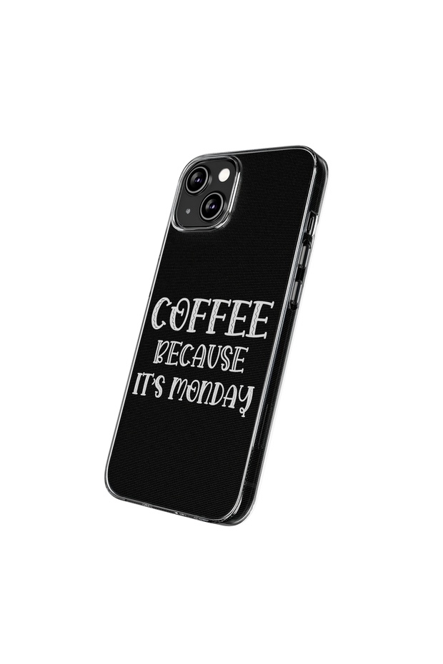 iPhone 14 Compatible Patterned Transparent Shock Absorbing Durable Case - 2