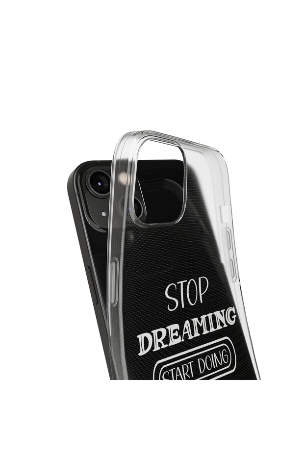 iPhone 14 Pro Max Compatible Patterned Transparent Shock Absorbing Durable Case - 3