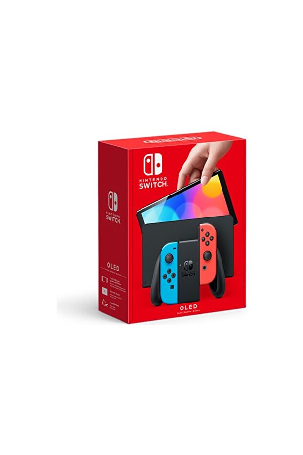 Switch Oled Game Console Red - Blue - 2