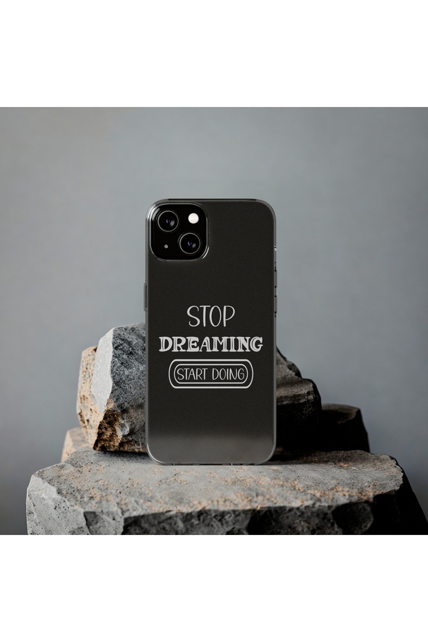 iPhone 13 Pro Compatible Patterned Transparent Shock Absorbing Durable Case - 4