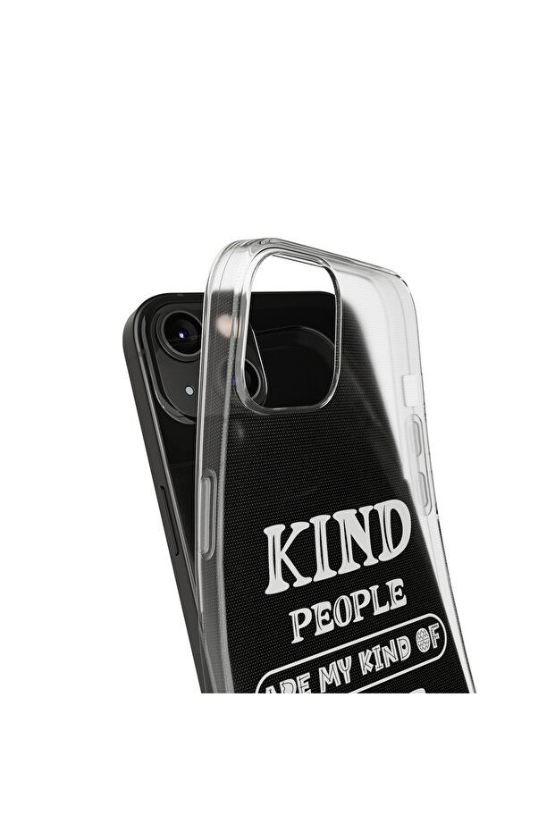 iPhone 13 Pro Max Compatible Patterned Transparent Shock Absorbing Durable Case - 3