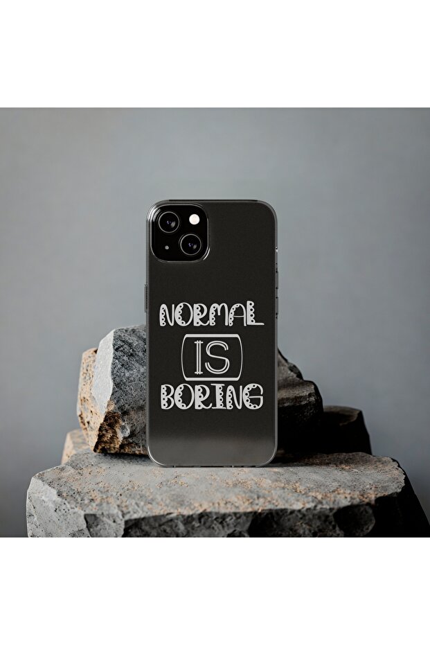 iPhone 13 Pro Max Compatible Patterned Transparent Shock Absorbing Durable Case - 4