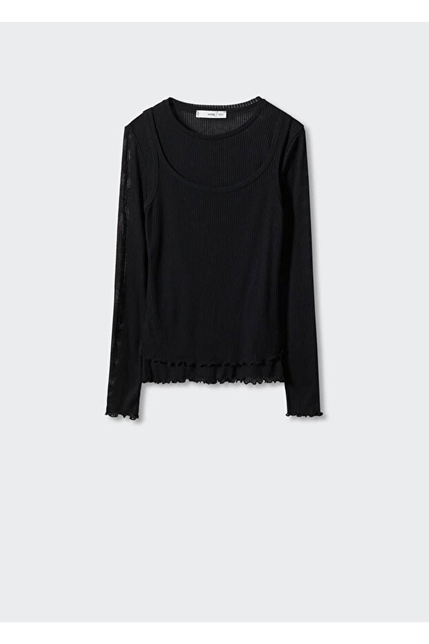 Kombin Tişört Bluz - 3