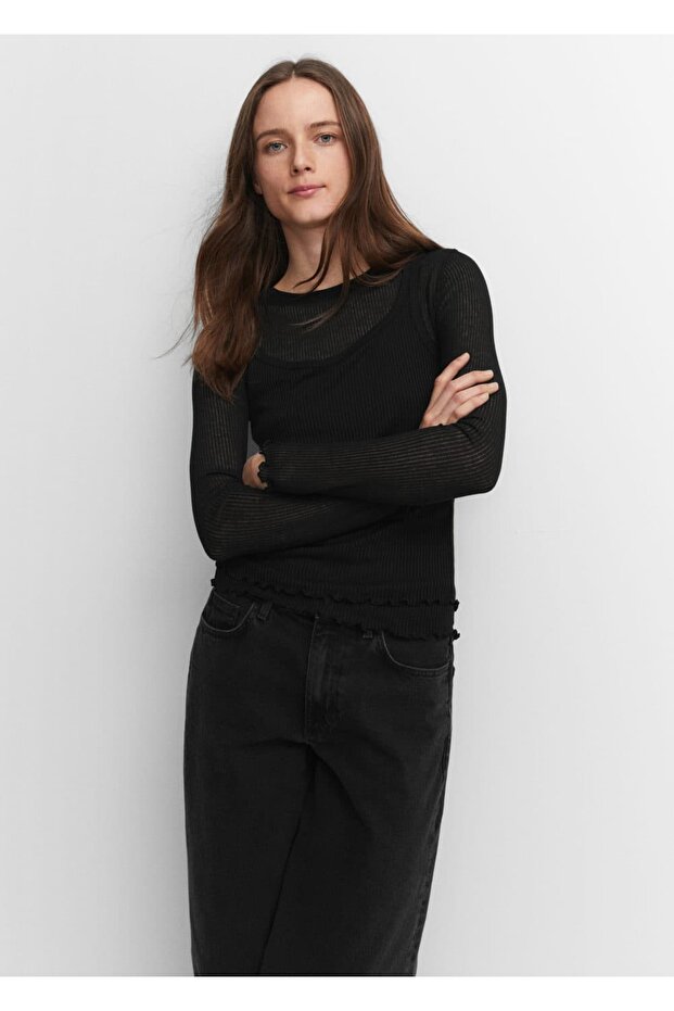 Kombin Tişört Bluz - 6