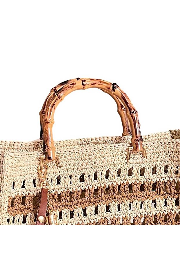 Bambu Görünümlü Çanta Sapı U Model (Çift) - 2