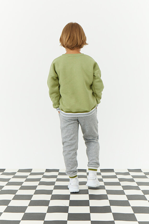 بدلة مزدوجة منقوشة للأولاد - 7