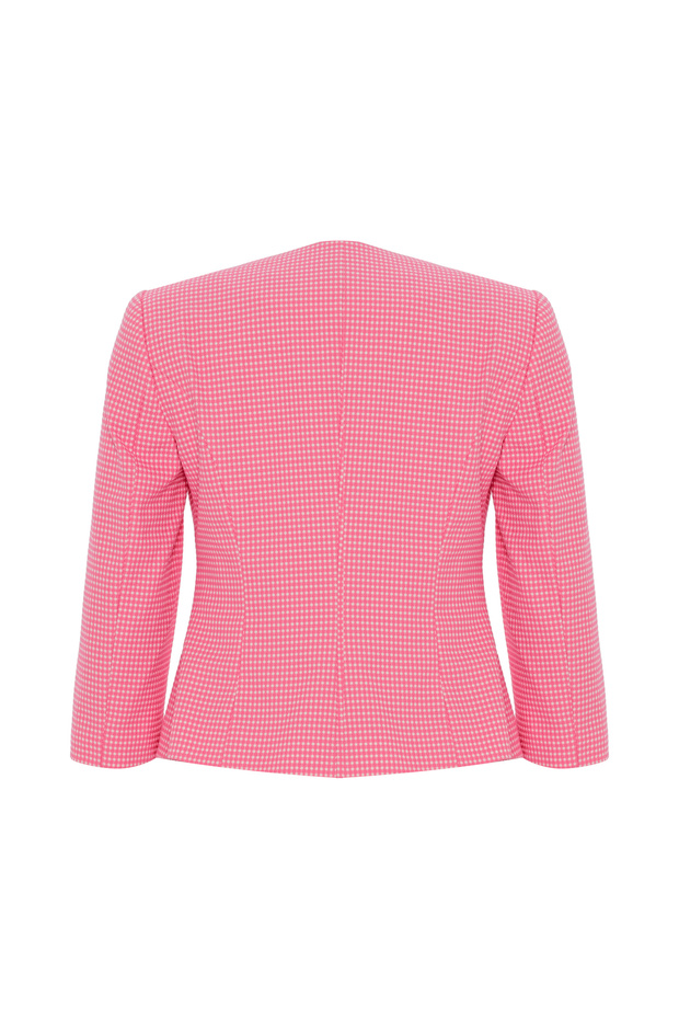 Agraflı 3/4 Kol Ceket - 8