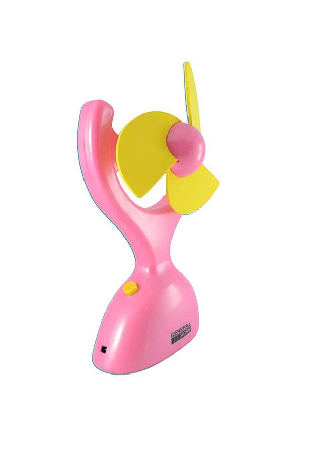 Masaüstü Şarjlı Mini Vantilatör Usb Girişli 10.5cmx18.5cm Pembe Renk NC051 - 3