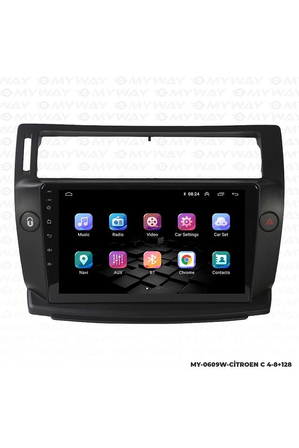 CİTROEN C4 ANDROİD 12 MULTİMEDYA CARPLAY 4GB RAM+64GB HDD NAVİGASYON EKRAN - 7