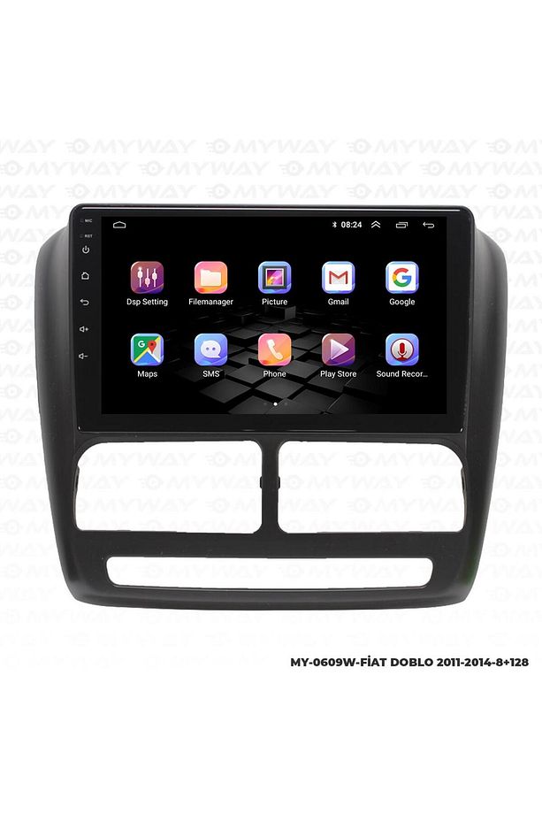 FİAT DOBLO ANDROİD 12 MULTİMEDYA CARPLAY 4GB RAM+64GB HDD 2011-2014 NAVİGASYON EKRAN - 6