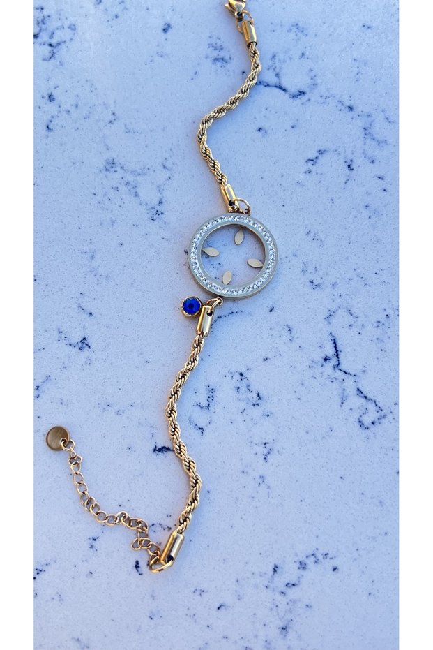 Steel Quarter Bracelet