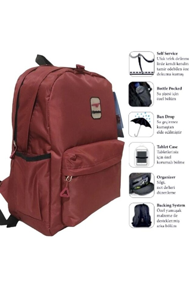 Waterproof Fabric Multi-Compartment New Season School And Backpack 2115