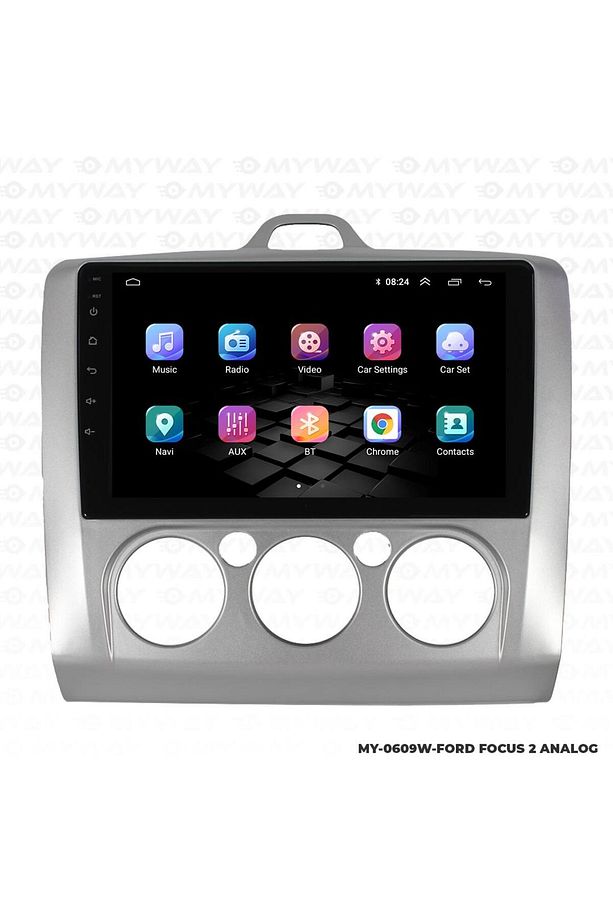 FORD FOCUS 2 ANDROİD 12 MULTİMEDYA CARPLAY 4GB RAM+64GB HDD NAVİGASYON EKRAN - 7
