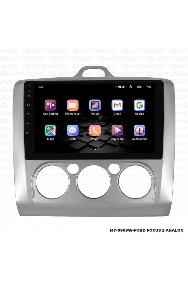 FORD FOCUS 2 ANDROİD 12 MULTİMEDYA CARPLAY 4GB RAM+64GB HDD NAVİGASYON EKRAN - 6
