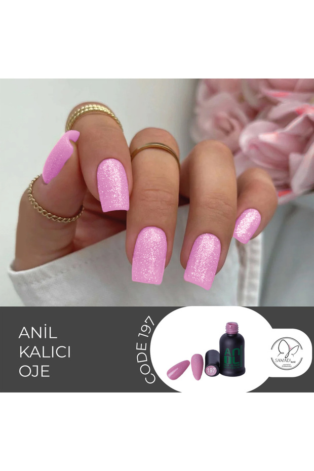 Kalıcı Oje Simli Renkler 10ml | Dayanıklı Kolay Uygulanan Trend Renkler | Hızlı Kuruma Ve Parlaklık - 2
