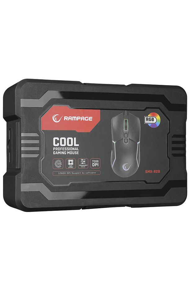 Smx-r28 Cool Rgb Işıklı Macro 7200dpi / 1000hz Gaming Oyuncu Mouse Profesyonel Mouse - 9