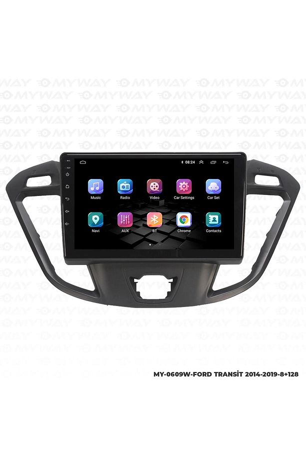 FORD TRANSİT CUSTOM ANDROİD 12 MULTİMEDYA CARPLAY 4GB RAM+64GB HDD NAVİGASYON EKRAN - 7