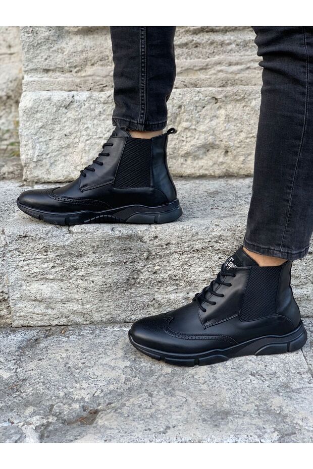 Erkek Hakiki Deri Bot - 2