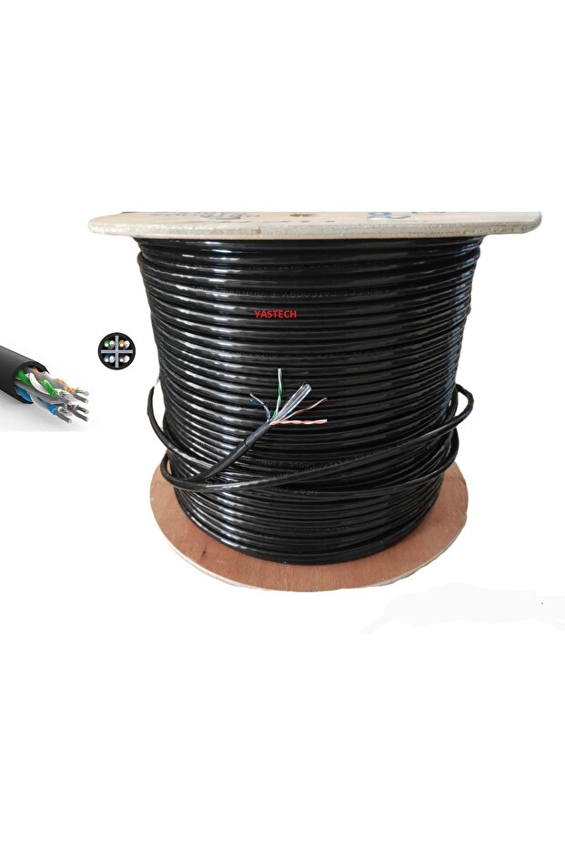 Metre 100Mt 100 M Cat 6 Internet Kablosu Ethernet Lan Patch Kablo Ağ - 3