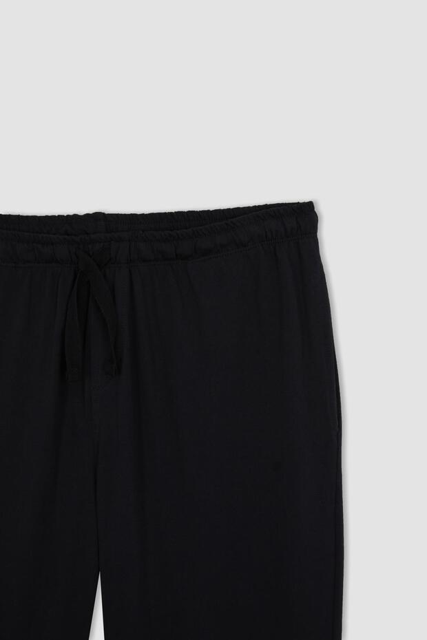 Regular Fit Beli Bağcıklı Düz Paça Cepli Pijama Altı Z7323az23au - 2