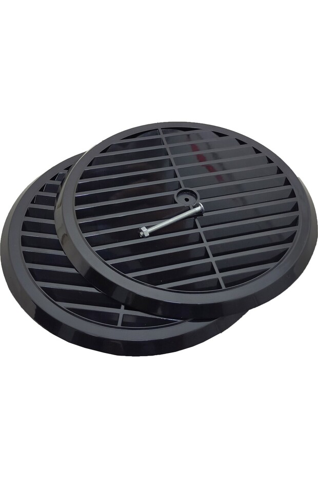 Natural Gas Glass Grille Black
