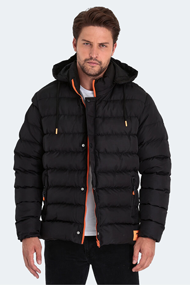 Saline Men's Black Coat & Coat