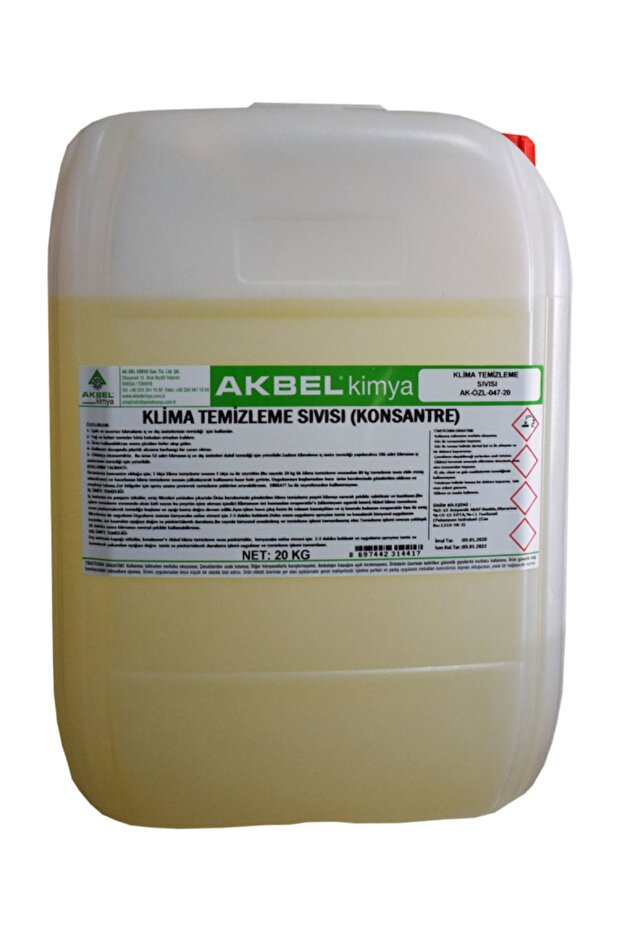 Klima Temizleme Sıvısı Konsantre 20 Kg 10 Adet Klima Temizleme Poşeti - 1