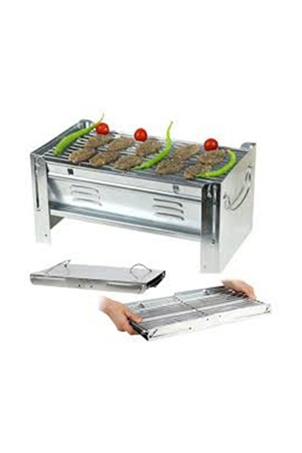 Katlanır Galvaniz Mangal - 4