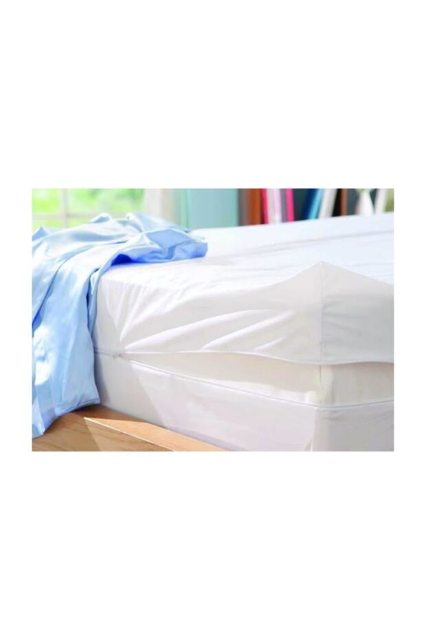 Double Anti Allergic Antimite Zippered Bed Sheet 160 X 200 X 20 cm