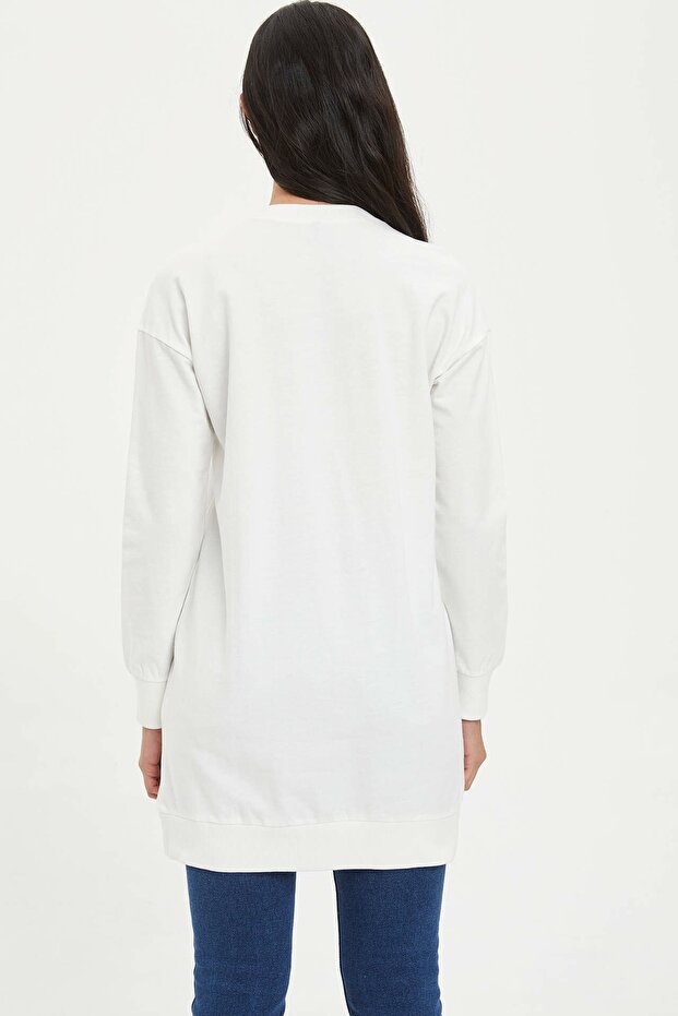 Relax Fit Örme %100 Pamuk Tunik - 4