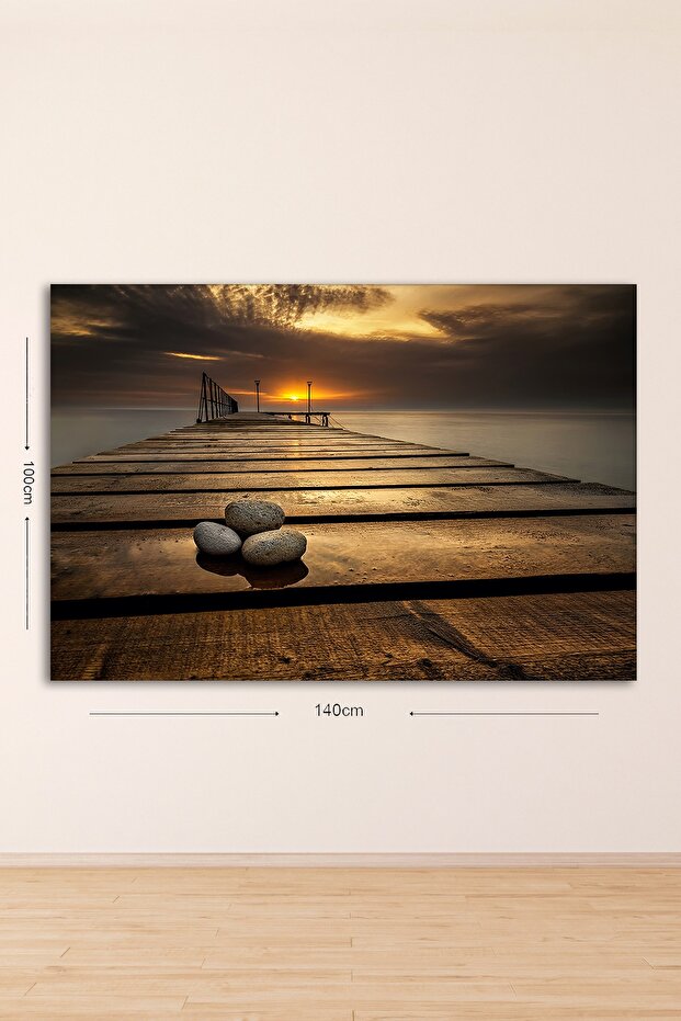 Dev Boyut Dekoratif Kanvas Tablo 100x140cm - 1