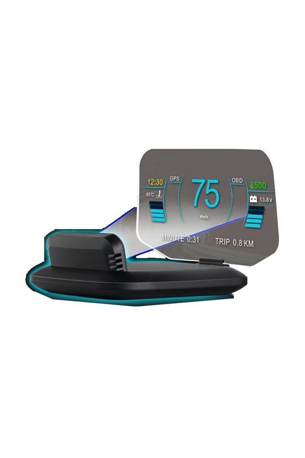 C1 Hud Obd2 Gps 48 Fonksiyonlu Veri Ekranı Head Up Display - 3