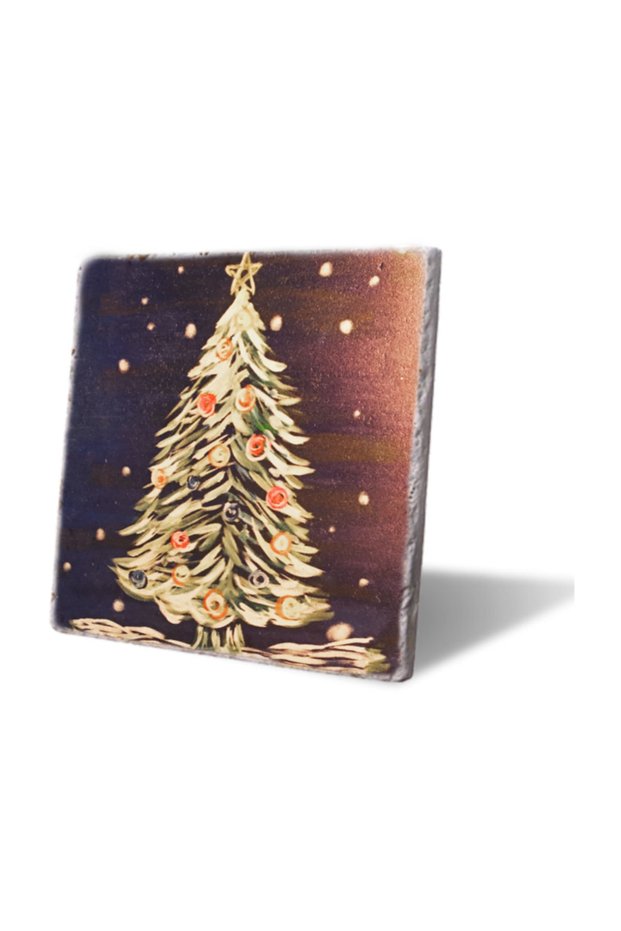 Fancy Christmas Tree Trivet