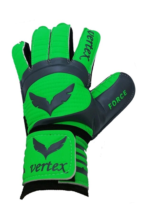 Unisex Green Force Goalie Gloves No 5