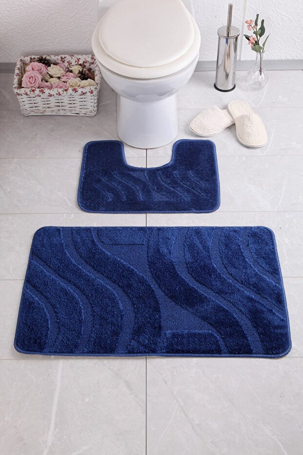 Symphony 50x80 40x50 cm PS K. Blue Bath Rug
