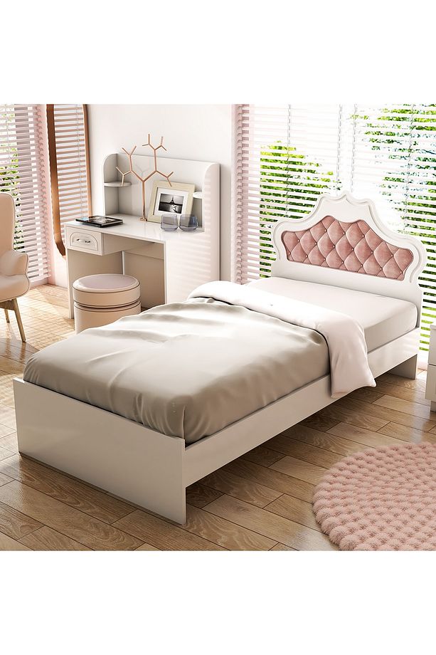 Assos Tek Kişilik Karyola Pembe - 1