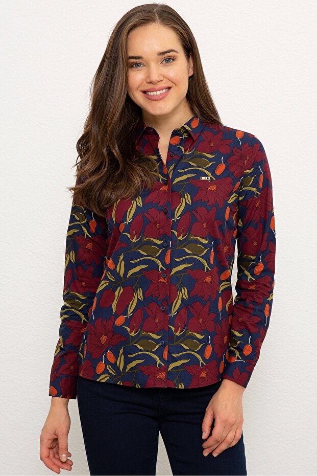 Navy Blue Women’s Shirt