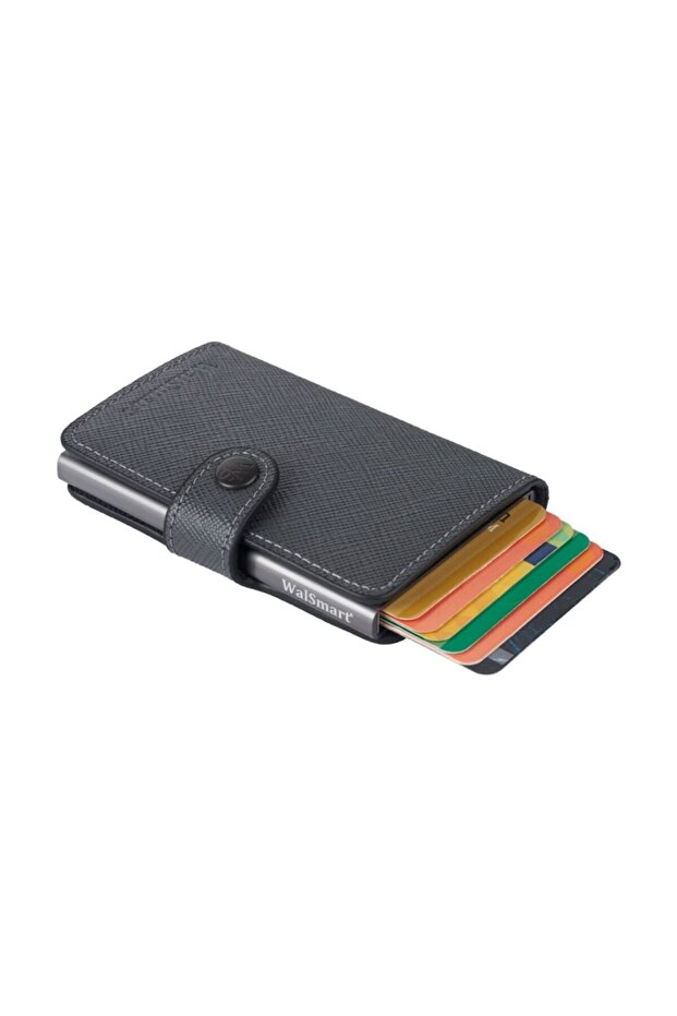 Mini New Safiano Leather Wallet with Smart Mechanism
