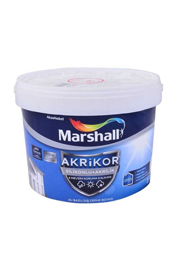 Akrikor Silikonlu Dış Cephe Boyası 2.5 Lt G3 - 1