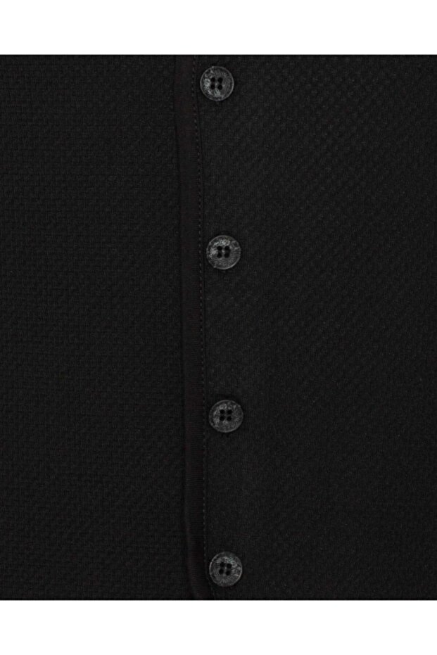 Erkek Siyah Kapitone Yelek - 2
