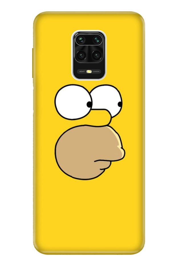 Xiaomi Redmi Note 9 Pro Case Patterned Illustrated Hd Silicone Phone Case Cover - Simpson