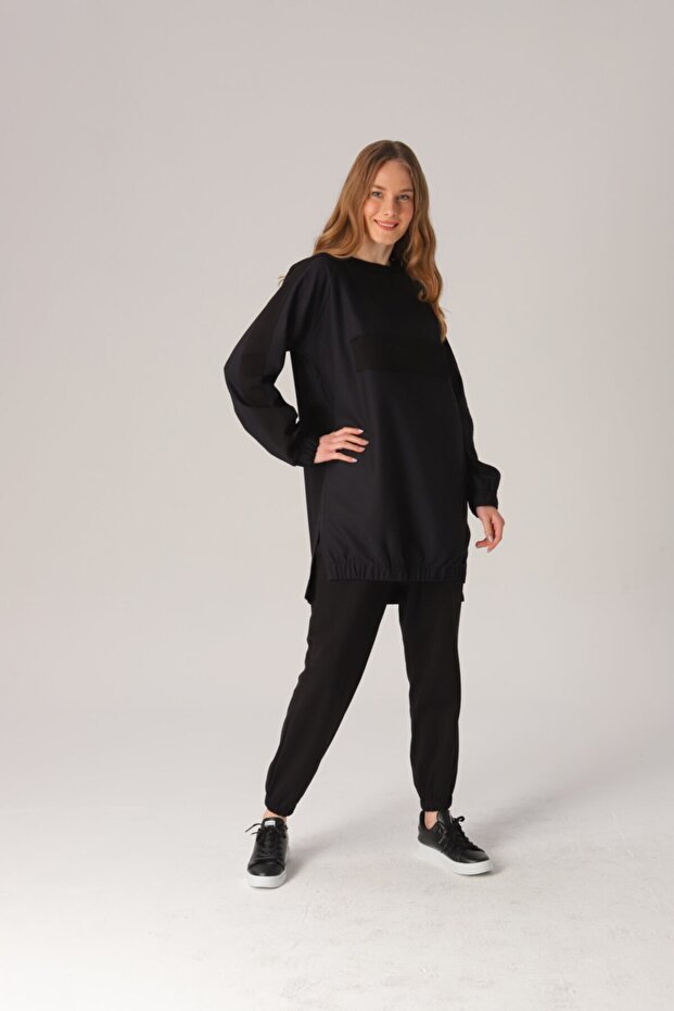 Şerit Detaylı Oversize Takım - 1